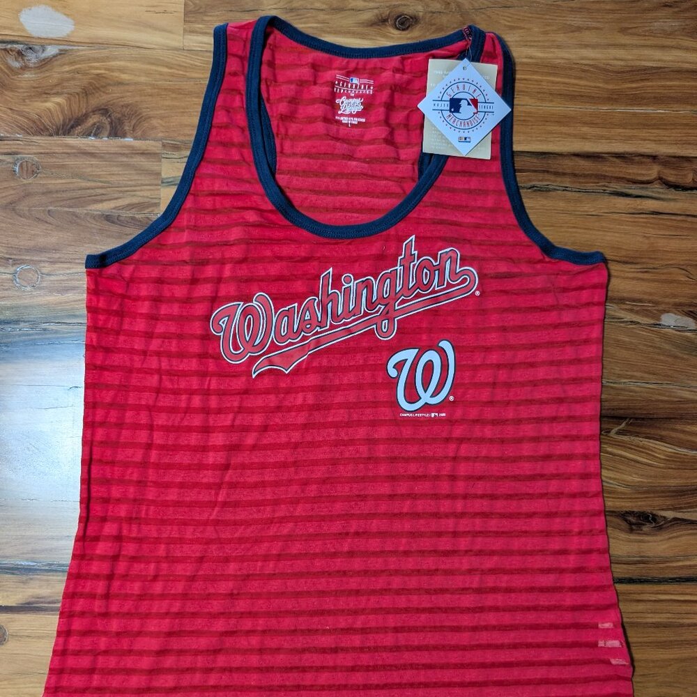 NWT Campus Lifestyle Washington Nationals Women's Tank Top Large